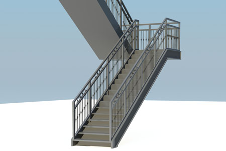 ornamenta metal staircase