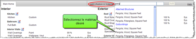 ajouter des matériaux 1